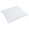 vidaXL Hovedpude med pude 2 pcs Hvid 60 x 60 cm Fjer