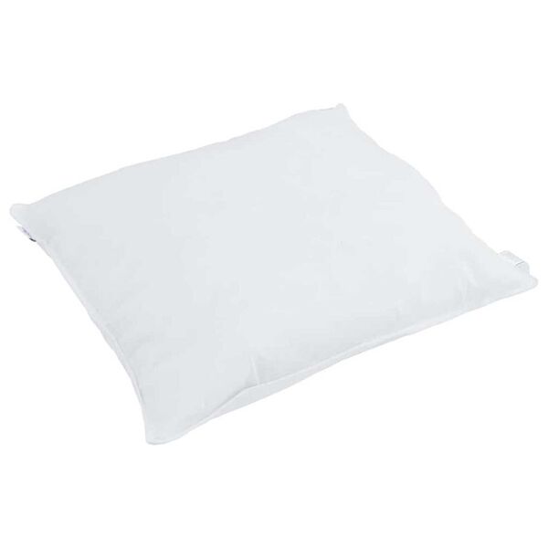 vidaXL Hovedpude med pude 2 pcs Hvid 60 x 60 cm Fjer