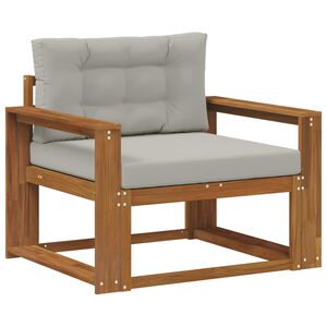 vidaXL Udend&oslash;rs Mellem Sofa Massivt Akacietr&aelig; Naturfarvet