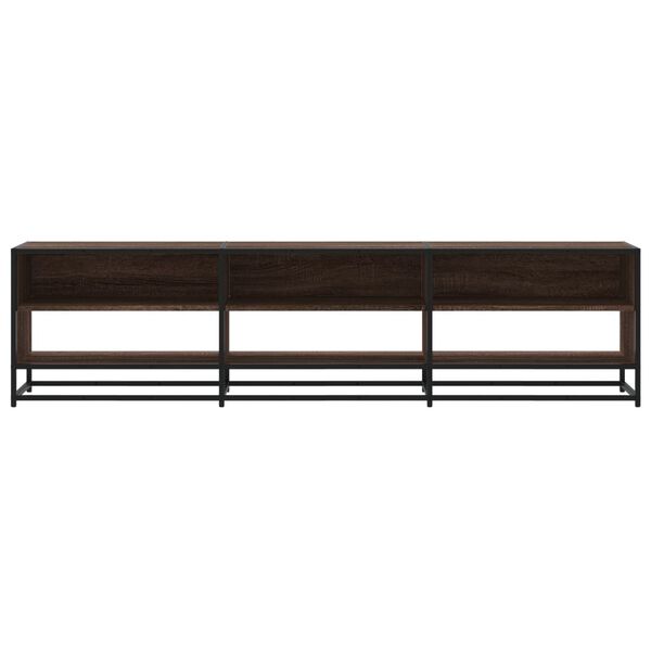 vidaXL tv-bord 180x40x46 cm konstrueret tr&aelig; brun egetr&aelig;sfarve