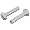vidaXL Hovedl&aring;s Skrue 2 pcs S&oslash;lv M6 x 30 mm St&aring;l