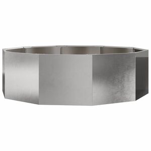 vidaXL Plantekasse S&oslash;lv 120 x 120 x 35 cm Rustfrit st&aring;l
