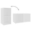 vidaXL tv-skabe 2 stk. 72x35x36,5 cm konstrueret træ hvid