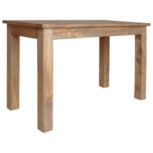 vidaXL spisebord 120x60x77 cm massivt mahognitr&aelig;