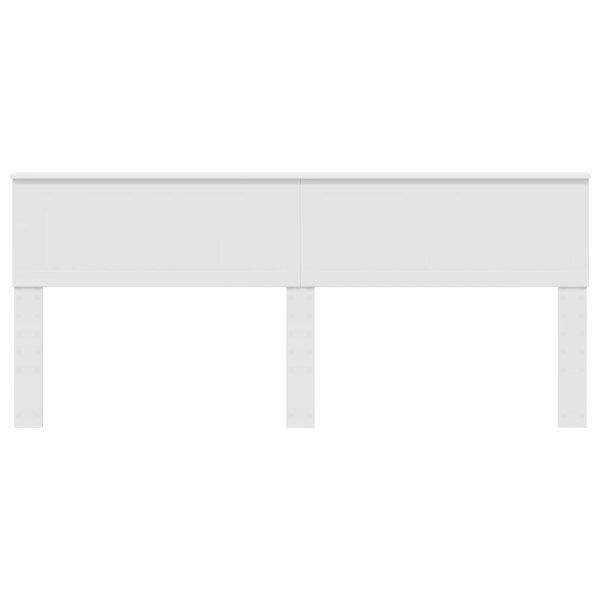 vidaXL Hovedg&aelig;rde Hvid 200 cm Konstrueret tr&aelig;