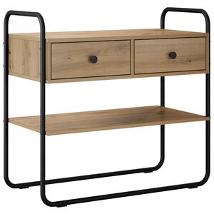 vidaXL Konsolbord Artisan-eg 80 x 40 x 75 cm Konstrueret tr&aelig;