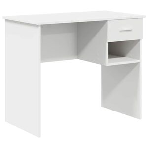 vidaXL Bord Hvid 90 x 49 x 75 cm Konstrueret tr&aelig;