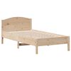 vidaXL sengeramme uden madras 90x190 cm massivt fyrretr&aelig;