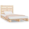 vidaXL sengeramme uden madras 100x200 cm massivt fyrretr&aelig;
