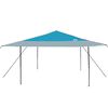 vidaXL Pop-up canopy telt Blå 400 x 400 cm Stof