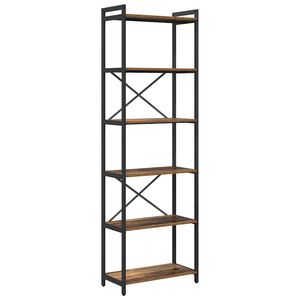 vidaXL Bogreol 60 x 30 x 189,5 cm Konstrueret tr&aelig; Gammelt tr&aelig;