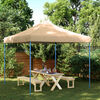 vidaXL pop op-festtelt 292x292x315 cm foldbart beige