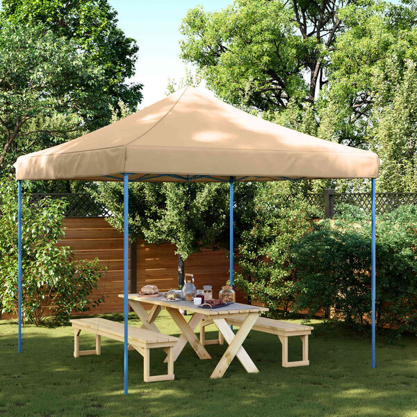 vidaXL pop op-festtelt 292x292x315 cm foldbart beige