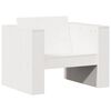 vidaXL sofastol til haven 70x60x62 cm massivt fyrretr&aelig; hvid