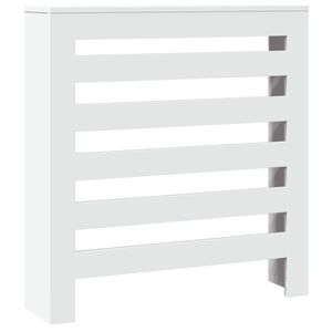 vidaXL radiatorskjuler 78x20x82 cm konstrueret tr&aelig; hvid