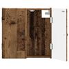 vidaXL Dartboard Skab BREDA Gammelt tr&aelig; 52,5 x 10,5 x 53,5 cm