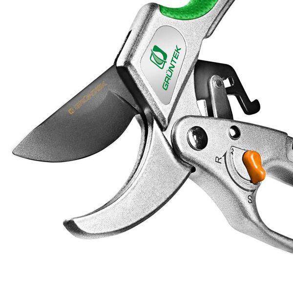 GR&Uuml;NTEK havesaks CACATOES med dreje- og skraldefunktion 215 mm