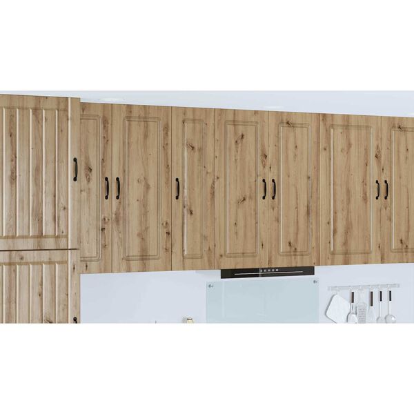 vidaXL K&oslash;kkenskab Kalmar Artisan Egetr&aelig; 30 x 31 x 100 cm