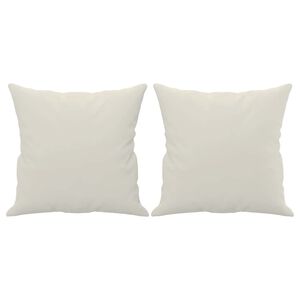 vidaXL pyntepuder 2 stk. 40x40 cm velour brun
