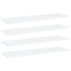 vidaXL boghylder 4 stk. 100x30x1,5 cm konstrueret tr&aelig; hvid