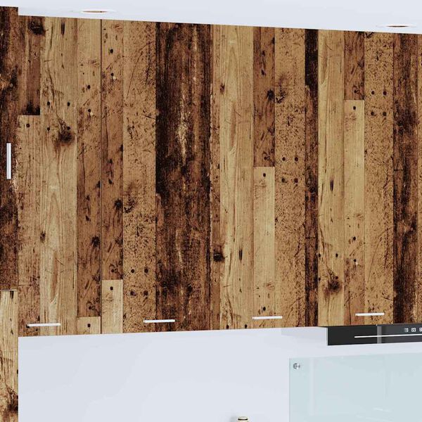 vidaXL H&aelig;ngeskab med d&oslash;r Gammelt tr&aelig; 80 x 31 x 100 cm Konstrueret tr&aelig;