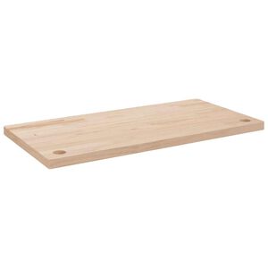 vidaXL skrivebordsplade 80x40x2,5 cm massivt fyrretr&aelig;