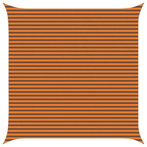 vidaXL Solskygge sejl Orange og Brun 5 x 5 m 100% polyester Oxford