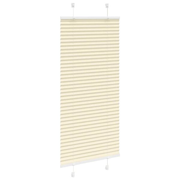 vidaXL Pliss&eacute;gardin fl&oslash;de 65x150 cm Stofbredde 64,4 cm Polyester