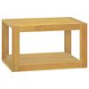vidaXL v&aelig;gh&aelig;ngt badev&aelig;relsesskab 60x45x35 cm massivt teaktr&aelig;