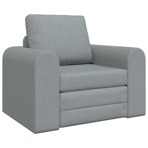 vidaXL Sovesofa Lysegr&aring; 98 x 71 x 83 cm Stof