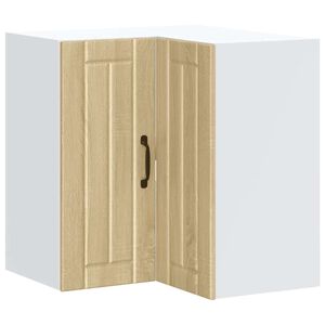 vidaXL k&oslash;kken v&aelig;g hj&oslash;rneskab Lucca konstrueret tr&aelig; sonoma-eg