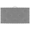 vidaXL hynde til pallesofa 73x40x7 cm bomuld gr&aring;