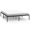 vidaXL sengeramme 140x200 cm metal sort