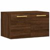 vidaXL v&aelig;gskab 60x36,5x35 cm konstrueret tr&aelig; brun egetr&aelig;sfarve