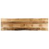 vidaXL bordplade 160x40x2,5 cm naturlig kant massivt ru mangotr&aelig;