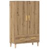 vidaXL skab 70x31x115 cm konstrueret tr&aelig; artisan egetr&aelig;sfarve