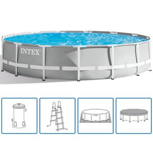 Intex Prism Frame swimmingpools&aelig;t 457x107 cm 26724GN