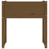 vidaXL plantekasse 78x40x81 cm massivt fyrretr&aelig; gyldenbrun