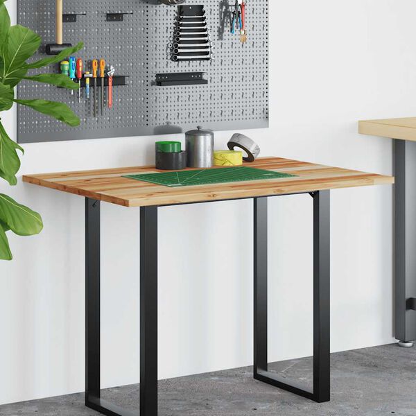 vidaXL skrivebordsplade 100x70x2 cm oliebehandlet massivt akacietr&aelig;