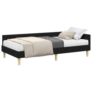 vidaXL Hj&oslash;rnesengramme med Madras med madras 2 pcs Gr&oslash;n Stof