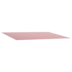 vidaXL Reservedug til markise R&oslash;d og Hvid 400 &times; 350 cm Polyester