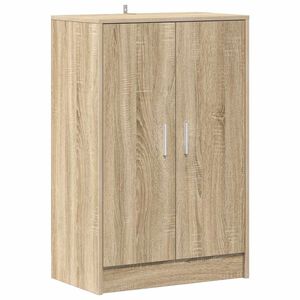 vidaXL Sko skabe 60 x 35 x 92 cm Sonoma-eg Plads til flere par sko