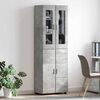 vidaXL Highboard FLORIN Beton Gr&aring; 60 x 35 x 182 cm Konstrueret tr&aelig;