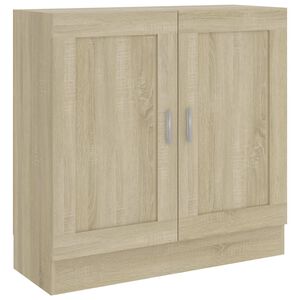 vidaXL bogreol 82,5x30,5x80 cm konstrueret tr&aelig; sonoma-eg