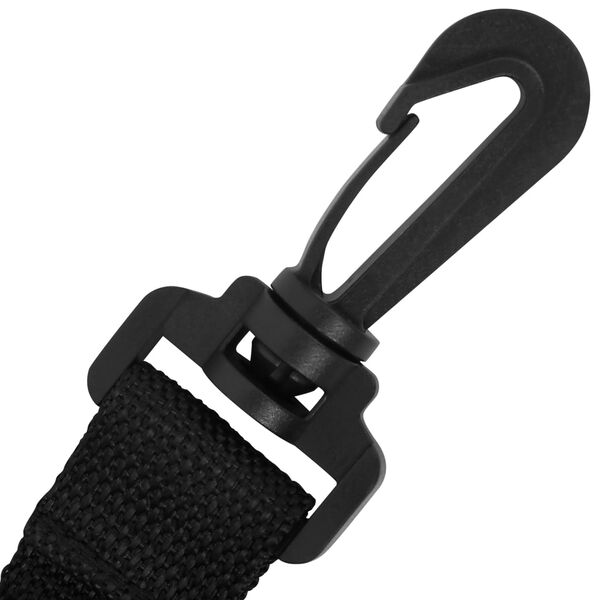 vidaXL vindsikrings&aelig;t til parasol polypropylen sort