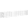 vidaXL gabion-h&oslash;jbed 600x100x100 cm galvaniseret jern