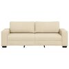 vidaXL 3-personers sofa 180 cm stof cremefarvet