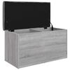 vidaXL skob&aelig;nk 82x42x45 cm konstrueret tr&aelig; gr&aring; sonoma-eg