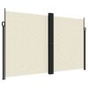 vidaXL sammenrullelig sidemarkise 200x1200 cm cremefarvet