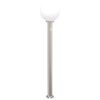 vidaXL pullertlampe med sensor 120 cm rustfrit st&aring;l IP44